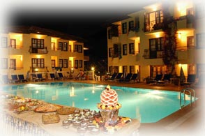 Swimming Pool At Night